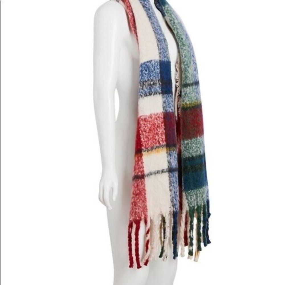 Cejon Oversized Spacious Plaid Blanket Scarf Wrap New With Tags